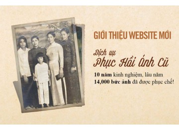 Giới thiệu Website mới www.phuchoianhcuxua.com chuyên Phục chế ảnh cũ