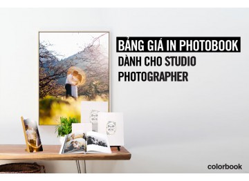 Bảng Giá In Photobook dành cho Studio - Photographer