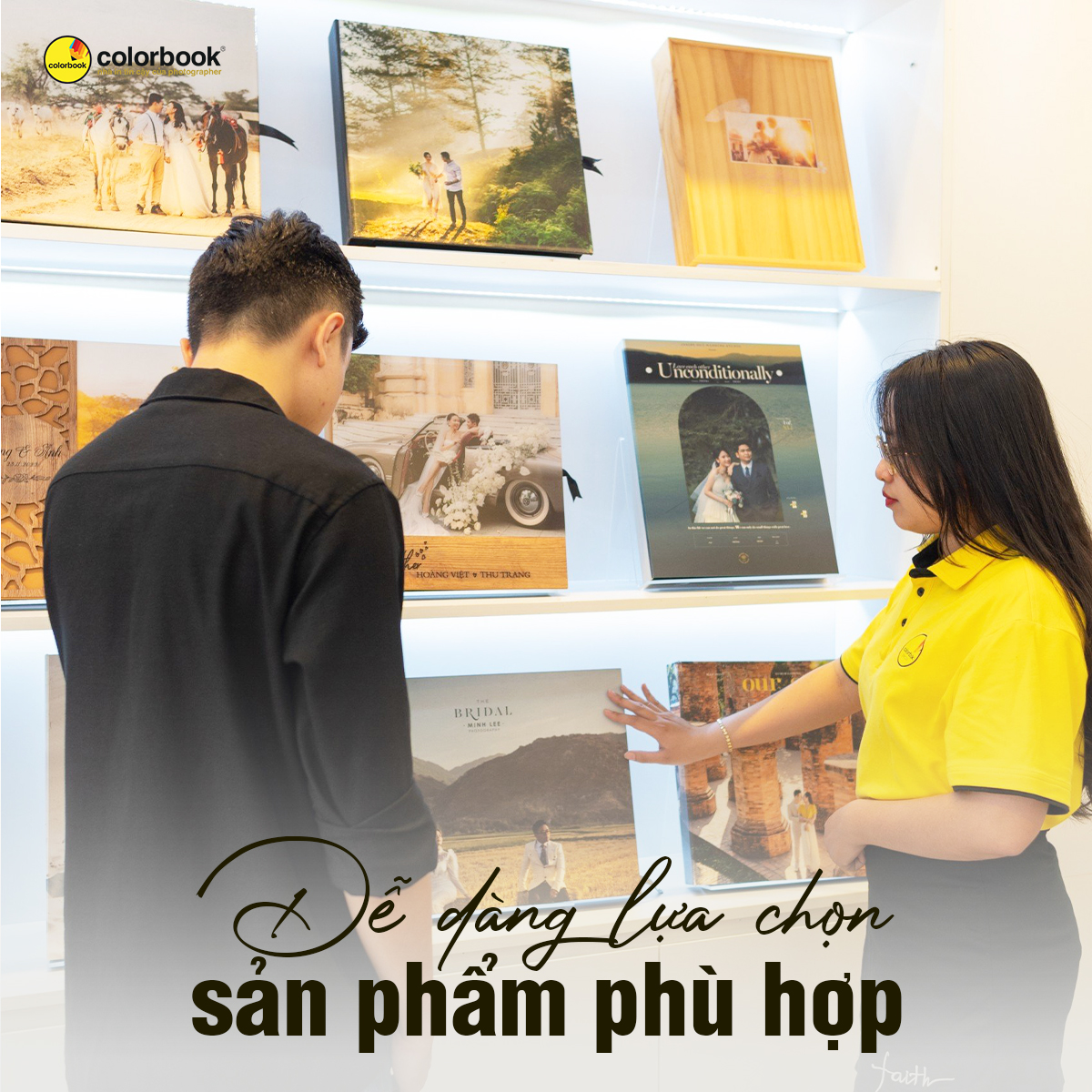 nhiều sản phẩm photobook