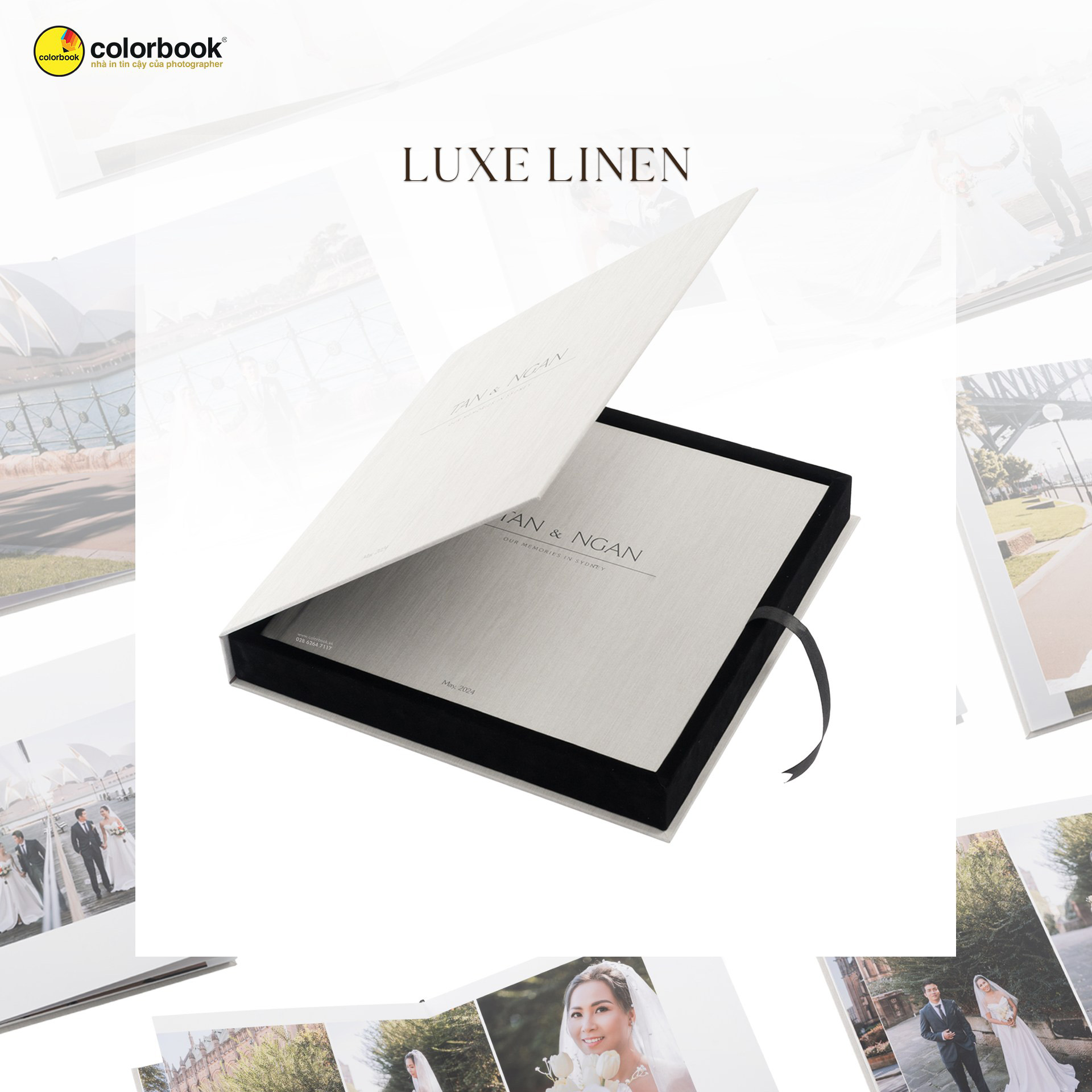 Album cưới Luxe Linen – thanh lịch và tinh khôi
