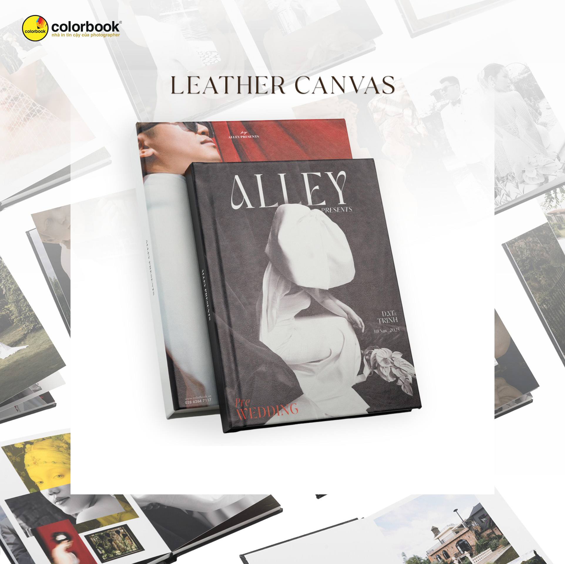 Album cưới Leather Canvas – đẳng cấp và ấn tượng
