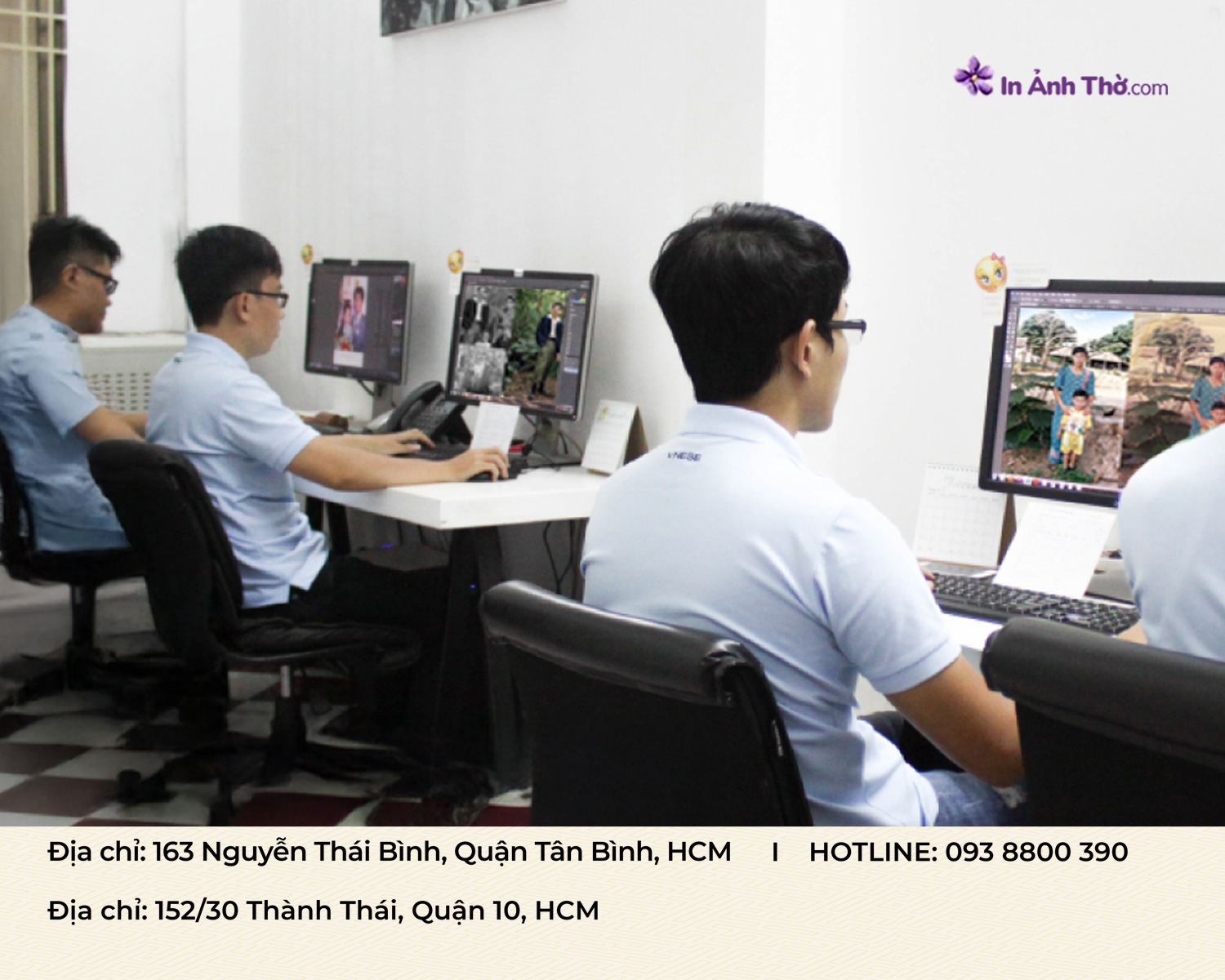 Đội ngũ nhân viên chỉnh sửa phục hồi ảnh tay nghề lâu năm - kinh nghiệm