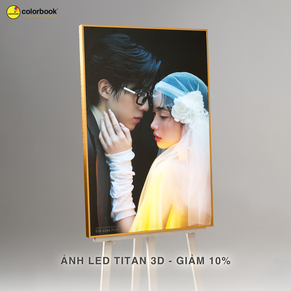 ảnh cưới cao cấp led
