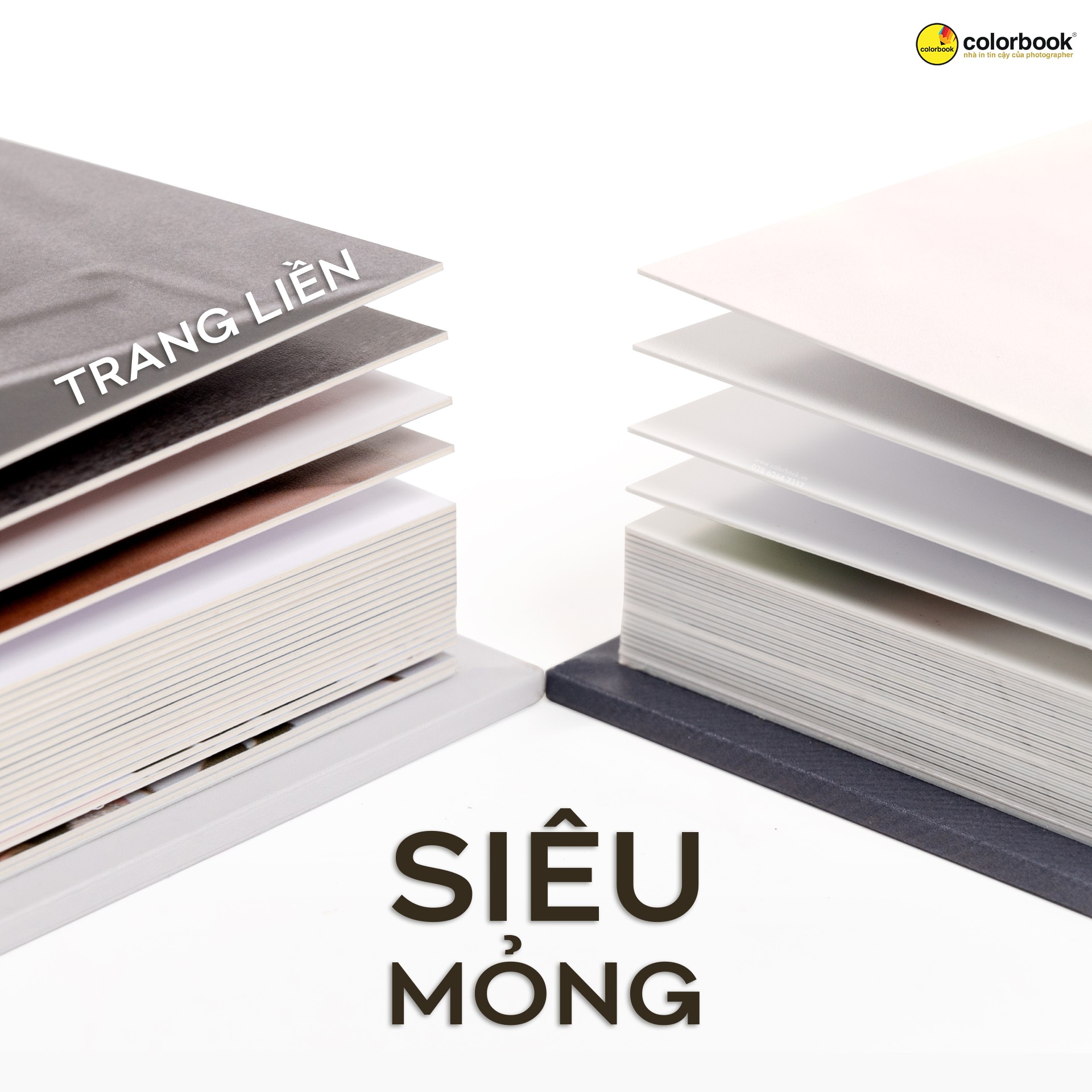 Album cưới trang liền siêu mỏng