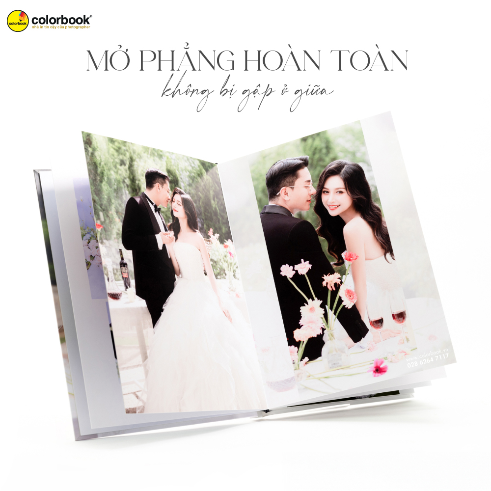 Album mở phẳng hoàn toàn