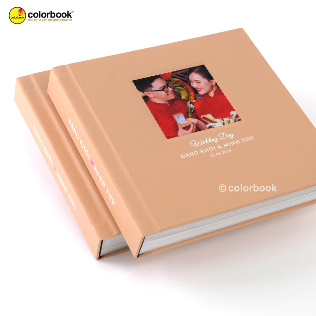 Two Chapters Box – Bộ đôi album cưới & prewedding trong hộp mica trong suốt